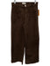 Frame Size 28 Chocolate Brown Cotton Denim High Rise Wide Leg Jeans Chocolate Brown / 28
