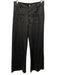 Zara Size S / 6 Black Faux Leather High Rise Wide Leg Pants Black / S / 6