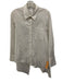 Zara Size S White Cotton Button Collar Long Sleeve Top White / S