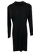 Abercrombie & Fitch Size S Soft Black Viscose Blend Ribbed Knit Dress Soft Black / S