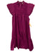 Love The Label Size S Magenta Purple Cotton Smocked Upper Knee Length Dress Magenta Purple / S