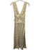Third Form Size 4 Cream Beige Lace Semi Sheer Sleeveless Maxi Dress Cream Beige / 4