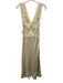 Third Form Size 4 Cream Beige Lace Semi Sheer Sleeveless Maxi Dress Cream Beige / 4