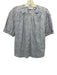 & Other Stories Size 6 Periwinkle Blue Cotton Embroidered Leaves Top Periwinkle Blue / 6