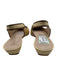 Tuckernuck Shoe Size 9 Beige & Brown Raffia Woven Kitten Heel Square Toe Flats Beige & Brown / 9