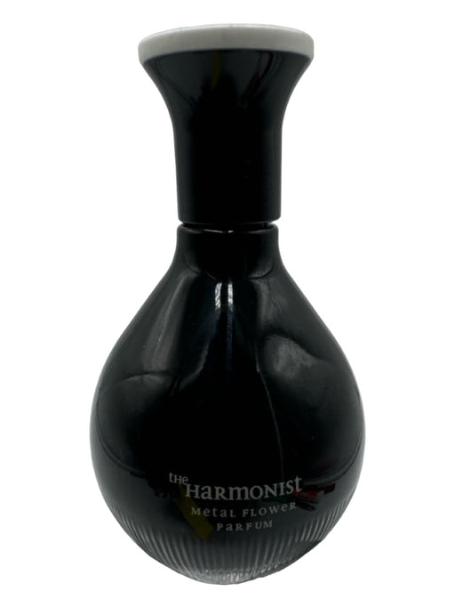 The Harmonist Black Round Bottle Opaque Metal Flower Perfume Black