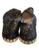 Valentino Garavani Shoe Size 38 Black Lace Rubber Sole Flat Slip On Shoes Black / 38