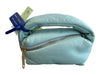 Off-White Blue Lambskin Leather Gold Tone Hardware Solid Top Handle Bag Blue