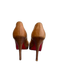 Christian Louboutin Shoe Size 38 Light Brown Leather Peep Toe Stiletto Shoes Light Brown / 38