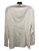 Tory Burch Size 6 Cream Silk Long Sleeve Button Up Mandarin Collar Top Cream / 6