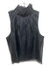 Tibi Size 6 Black Silk Ruffle Neck Sleeveless Top Black / 6