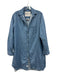 Frank & Eileen Size M Blue Cotton Chambray Button Down Distressed Hem Dress Blue / M