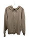 Lune Active Size S Tan Cotton Side Pockets Full ZIp Drawstring Hooded Jacket Tan / S