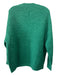 Rebecca Taylor Size M/L Green Mohair Blend Solid Button Front Cardigan Sweater Green / M/L