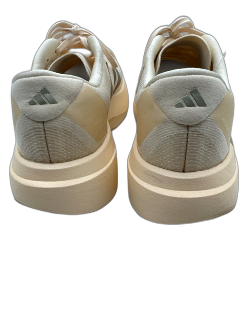 Adidas Shoe Size 8.5 Cream & Gray textile upper Mesh Low Top Lace Up Sneakers Cream & Gray / 8.5