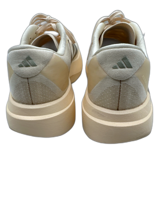 Adidas Shoe Size 8.5 Cream & Gray textile upper Mesh Low Top Lace Up Sneakers Cream & Gray / 8.5