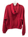 SKIMS Size M Red Cotton Blend Long Sleeve kangaroo Pocket Hoodie Sweater Red / M