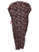 Isabel Marant Etoile Size 42 / M purple & orange Viscose V Neck Midi Dress purple & orange / 42 / M