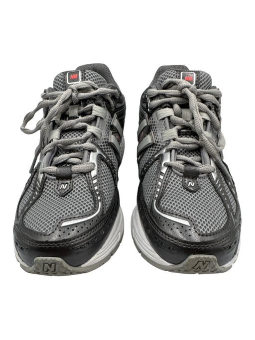 New Balance Shoe Size 7 gray, silver, orange Synthetic Mesh Logo Sneakers gray, silver, orange / 7