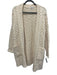 Madewell Size Large Cream White Acrylic Blend Long Sleeve Cable Knit Cardigan Cream White / Large