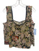 The Great Size 2 Green, Pink, Orange & Black Cotton Sleeveless Floral Top Green, Pink, Orange & Black / 2