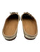 Madewell Shoe Size 8.5 Gold Leather Upper Round Toe Bow Detail Mule Flats Gold / 8.5
