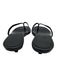 Madewell Shoe Size 9 Black Leather Upper Square Toe Thong Mule Sandals Black / 9