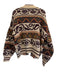 Mother Size M Cream Beige & Red Cotton Blend Knit Metallic Thread Sweater Cream Beige & Red / M