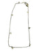 No Brand Gunmetal Metal Clasp Jeweled Choker Necklace Gunmetal