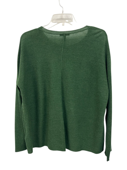 Eileen Fisher Size M Forrest Green Wool Long Sleeve Sweater Forrest Green / M