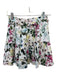 Willa Story Size S White & Multi Cotton Elastic Waist Floral Tiered Skirt White & Multi / S