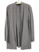 Eileen Fisher Size M Light Gray Viscose Open Front Long Sleeve Cardigan Light Gray / M