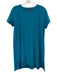 Eileen Fisher Size S Bright Blue Viscose Short Sleeve Dress Bright Blue / S