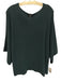 Eileen Fisher Size M Phthalo Green Merino Wool 1/2 Sleeve Knit Sweater Phthalo Green / M