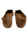 Marc Fisher Shoe Size 7.5 Brown Suede leather Square Toe Bow Detail Ballet Flats Brown / 7.5