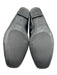 Schutz Shoe Size 23 Black Leather Croc Embossed Square Toe Bow Detail Flats Black / 23