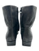Steve Madden Shoe Size 8M Black Leather Pointed Square Toe Low Heel Booties Black / 8M