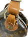 Louis Vuitton Brown Coated Canvas Bronze Hardware LV Monogram Weekender Bag Brown / L