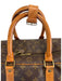 Louis Vuitton Brown Coated Canvas & Leather Bronze Hardware LV Monogram Bag Brown / L/XL
