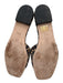 Ann Mashburn Shoe Size 37.5 Black, Brown, Tan Leather open toe Leopard Sandals Black, Brown, Tan / 37.5