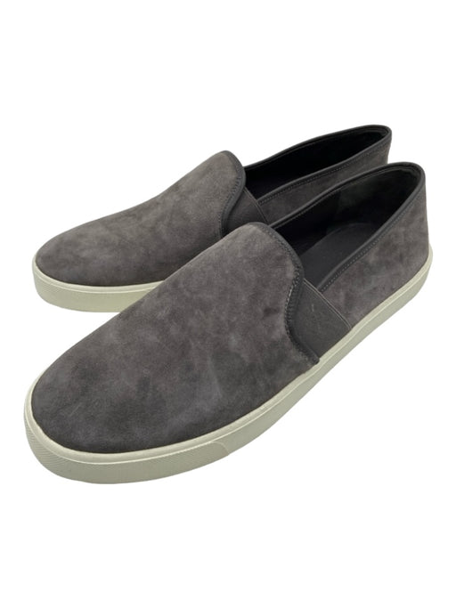 Vince Shoe Size 10 Grey & White Leather Suede Slip On Sneakers Grey & White / 10