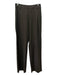 Vince Size M Dark Green Polyester & Wool Blend Straight Cut Pleated Pants Dark Green / M