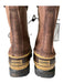 Sorel Shoe Size 6 Brown Leather Fur Lining Laces Round Toe Boots Brown / 6