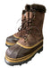 Sorel Shoe Size 6 Brown Leather Fur Lining Laces Round Toe Boots Brown / 6