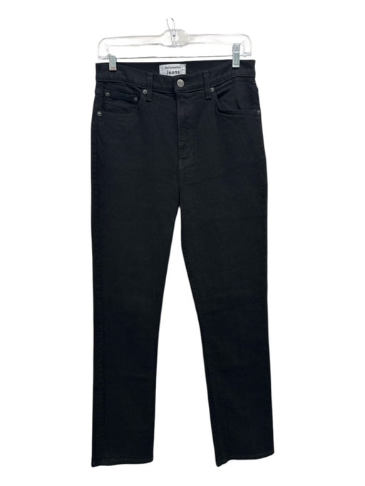 Reformation Jeans Size 28 Black Cotton Denim High Rise 5 Pocket Jeans Black / 28