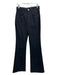 Theory Size 26 Black Cotton Denim High Rise Flare 5 Pocket Jeans Black / 26