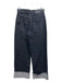 Banana Republic Size 26 Faded Black Cotton Denim High Rise Wide Leg Cuff Jeans Faded Black / 26