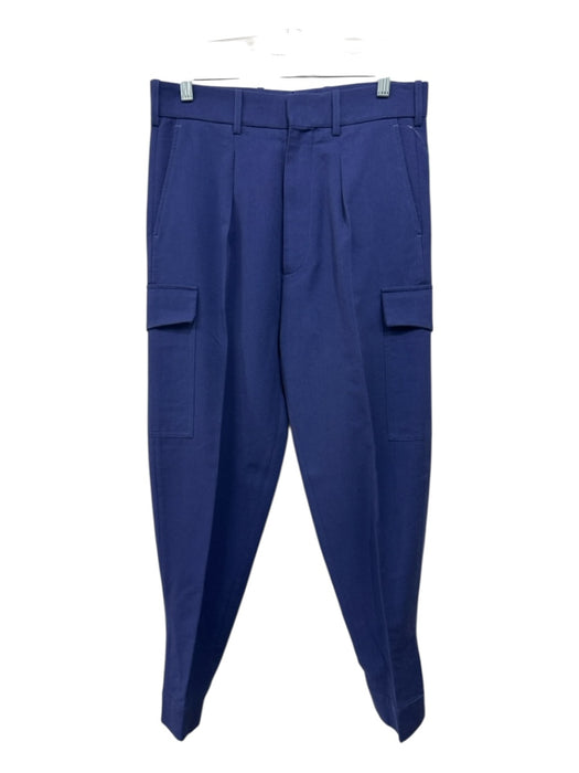 Stella McCartney Size 44 Indigo Purple Viscose Blend High Rise Pants Indigo Purple / 44