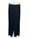 Max Mara Size 4 Black Triacetate Blend High Rise Wide Leg Side Zip Sheer Pants Black / 4