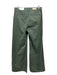 AG Size 27 Army Green Cotton Blend Wide Leg High Rise Straight Leg Pockets Pants Army Green / 27